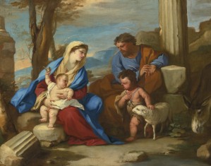 Holy Family with young Saint John The Baptist